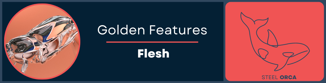 Golden Features - Flesh Banner